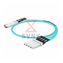 100G to 4x25G Breakout Active Optical Cable (AOC) QSFP28 to 4xSFP28 OM3 Cable
