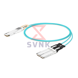 QSFP112 400G to 2×QSFP112 200G Active Optical Cable OM4 Cable