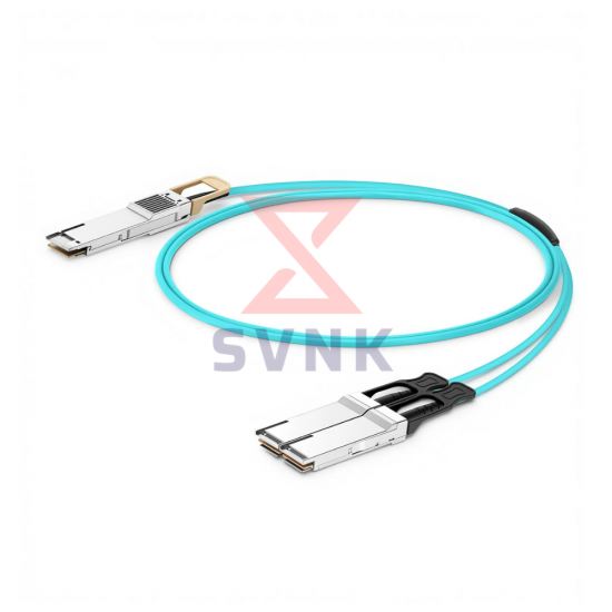 400G to 2x200G Breakout Active Optical Cable (AOC) QSFP-DD to 2xQSFP56 OM3 Cable