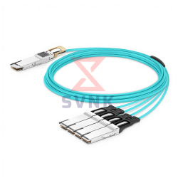 400G to 4x100G Breakout Active Optical Cable (AOC) QSFP-DD to 4xQSFP28 OM3 Cable