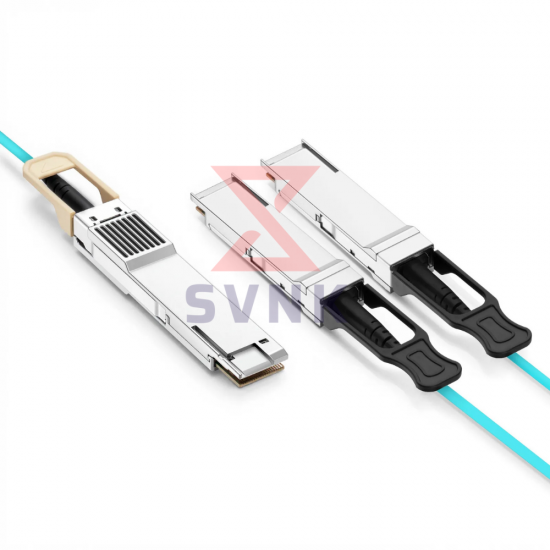800G to 2x400G Breakout Active Optical Cable (AOC) OSFP to QSFP112 OM4 Cable